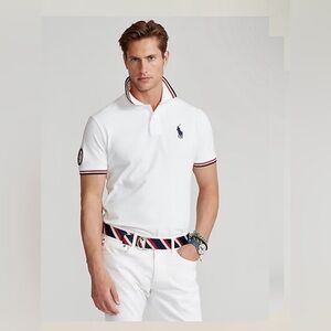 Polo Ralph Lauren White Polo Olympic 2020 Shirt